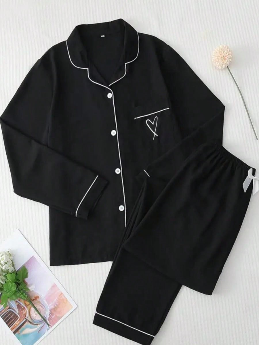 Luxe Satin Plain Pajama Set Combo (Pack of 3)