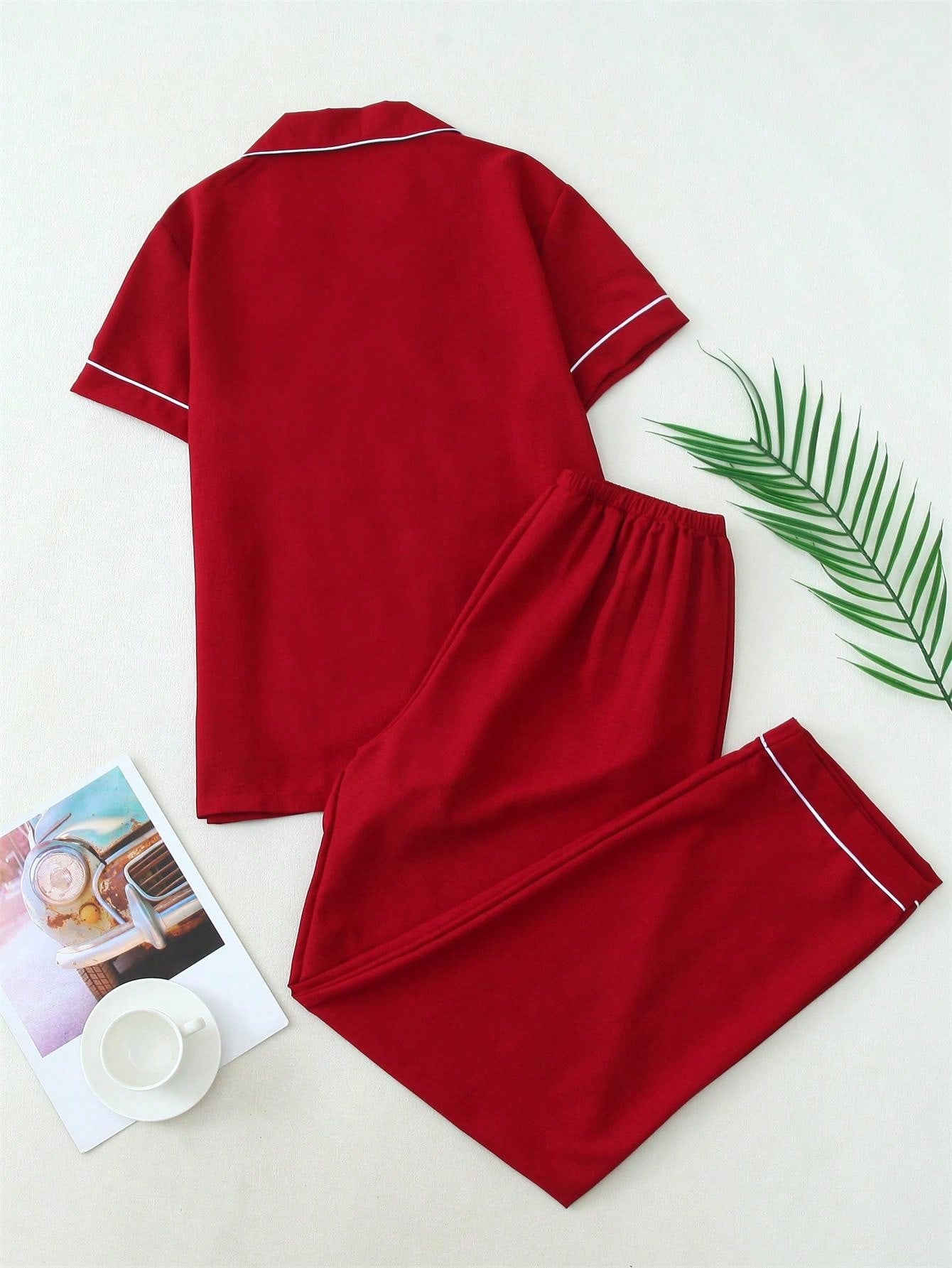 Luxe Satin Plain Pajama Set Combo (Pack of 3)