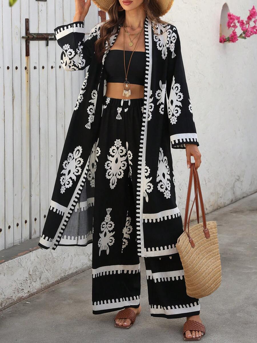 Midnight Mirage 3-Piece Co-ord Set