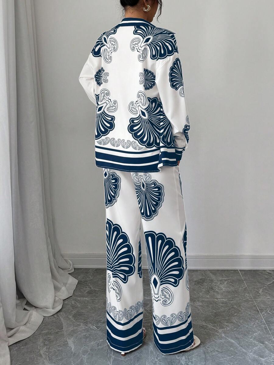 Nautical Bloom Luxe Co-ord Set