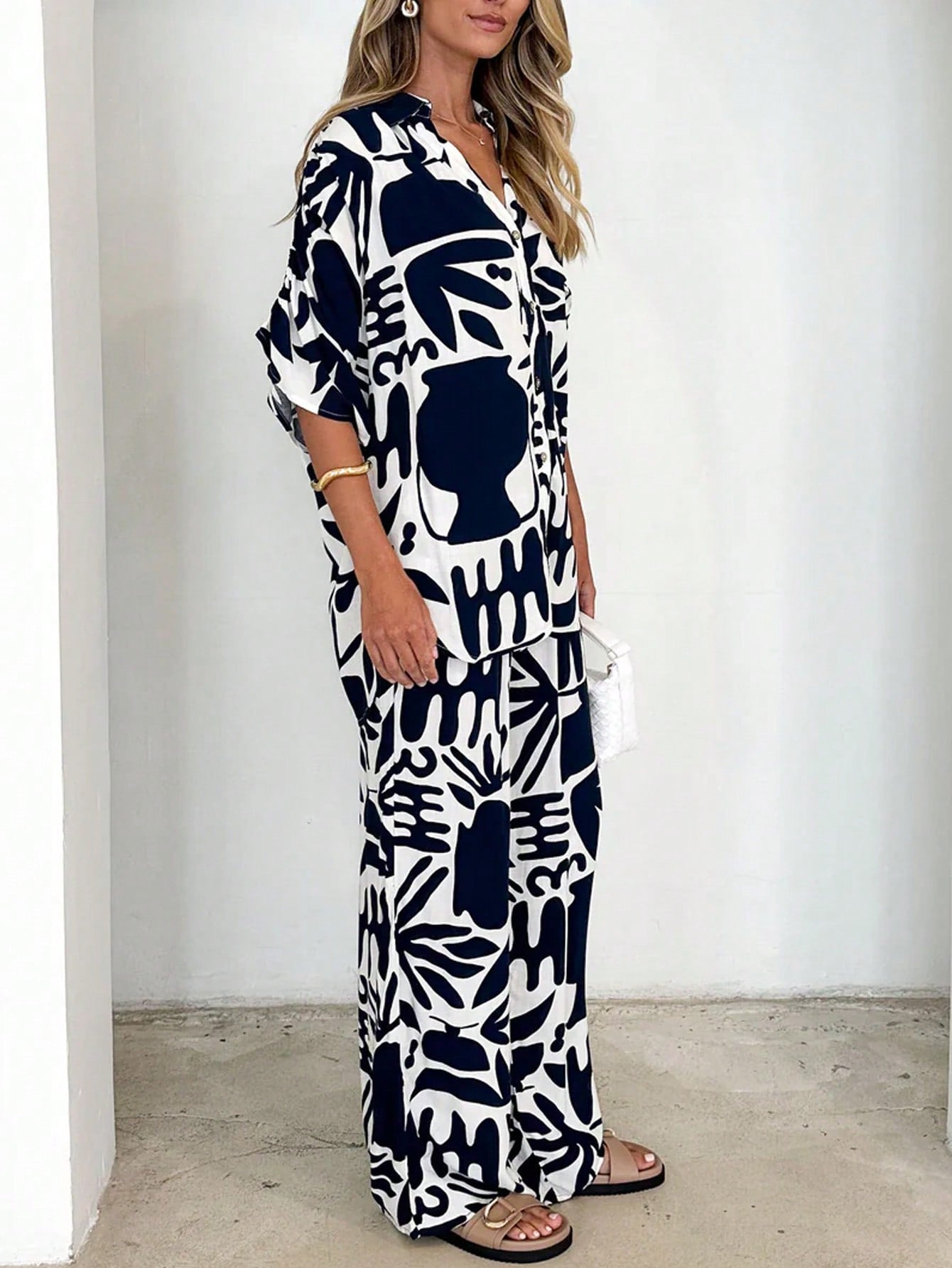 Coastal Rhythm Oversized Co-ord Set