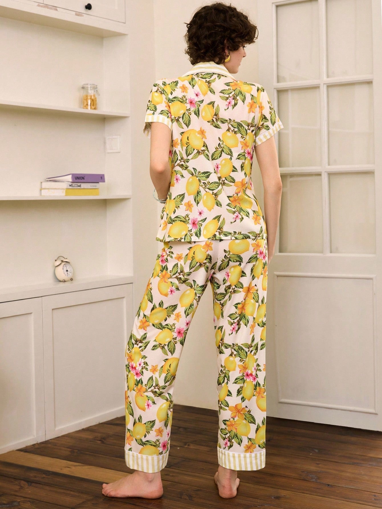 Citrus Daydream Short-Sleeve Pajama Set