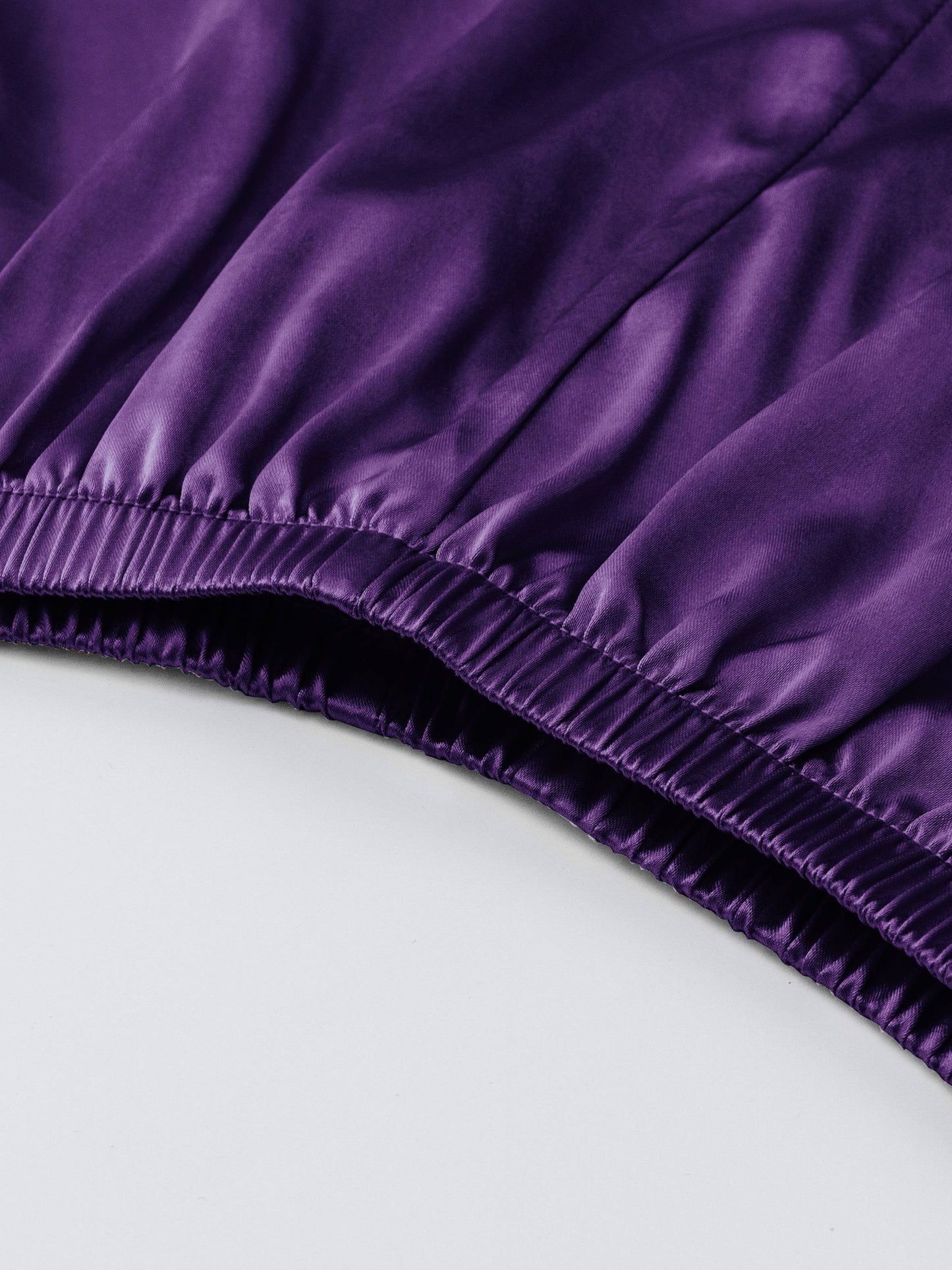 Women’s Satin Short Sleeve Night Suit Set – Pack of 3 (Black, Pink & Purple)