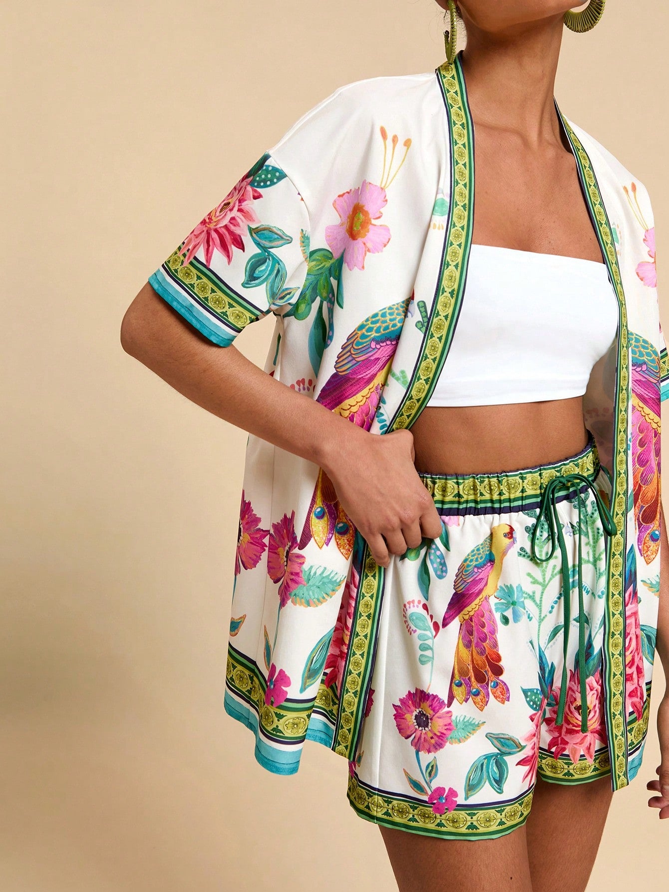 Peacock Garden Co-ord Set