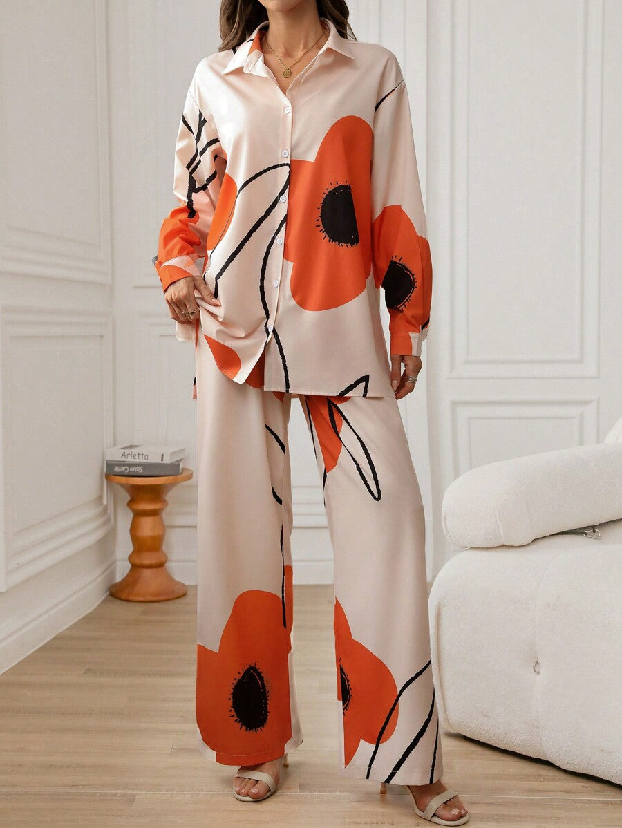 Bold Bloom Lounge Set