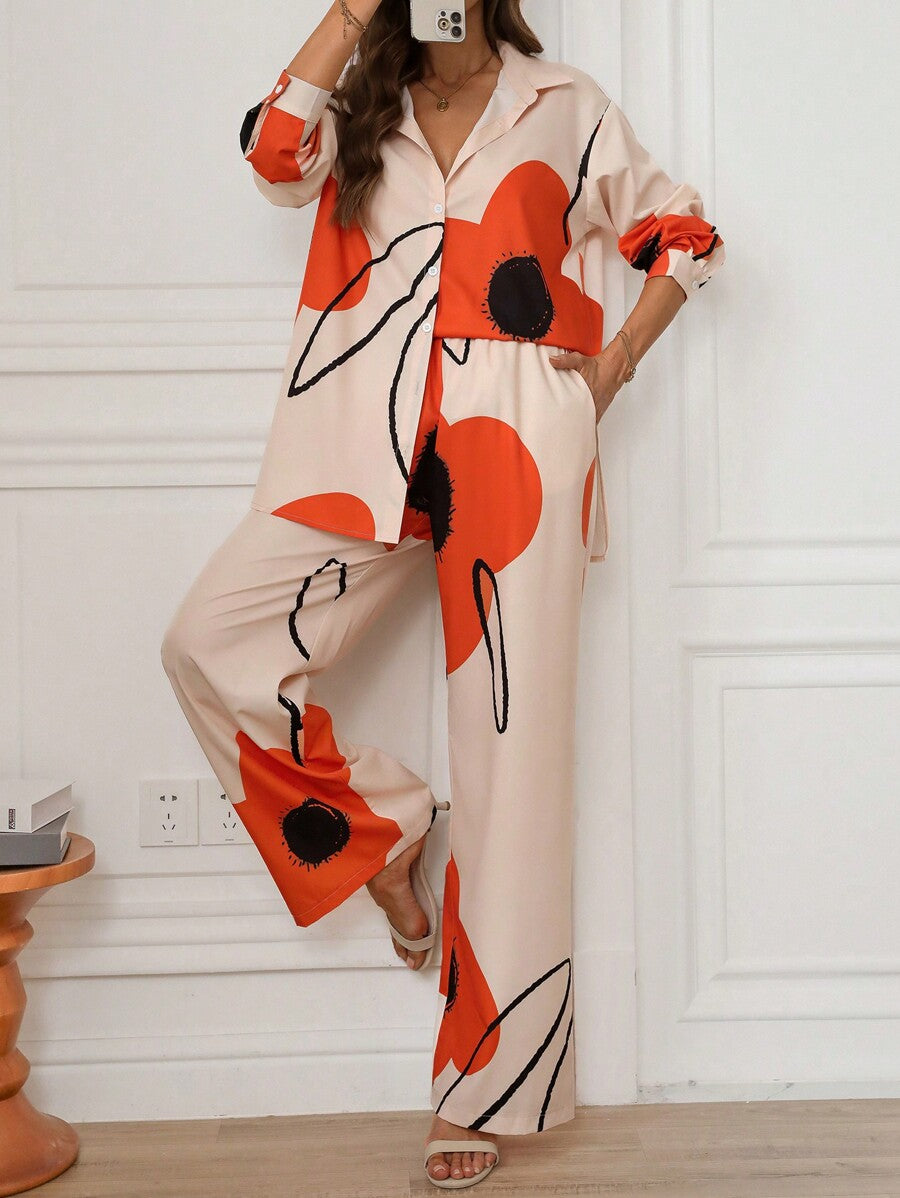 Bold Bloom Lounge Set