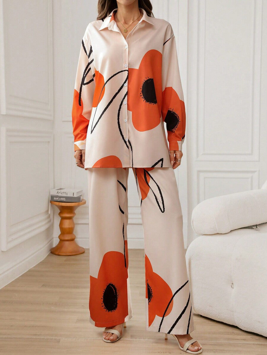 Bold Bloom Lounge Set