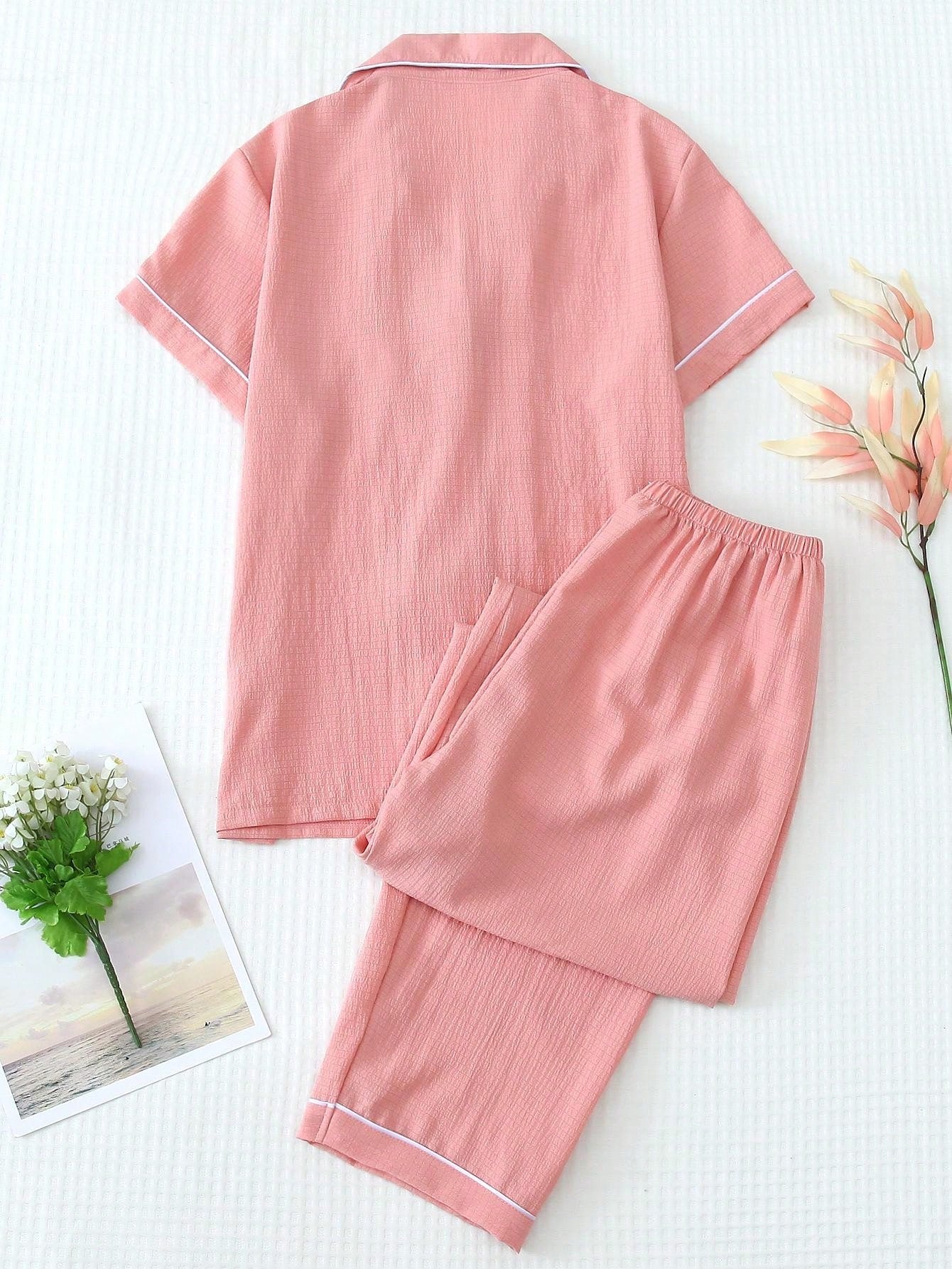 Luxe Satin Plain Pajama Set Combo (Pack of 3)