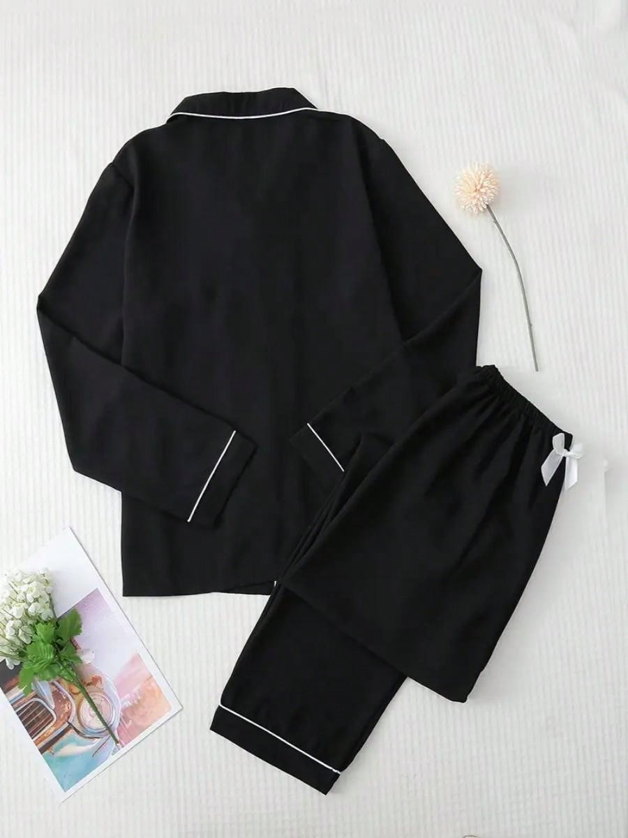 Luxe Satin Plain Pajama Set Combo (Pack of 3)
