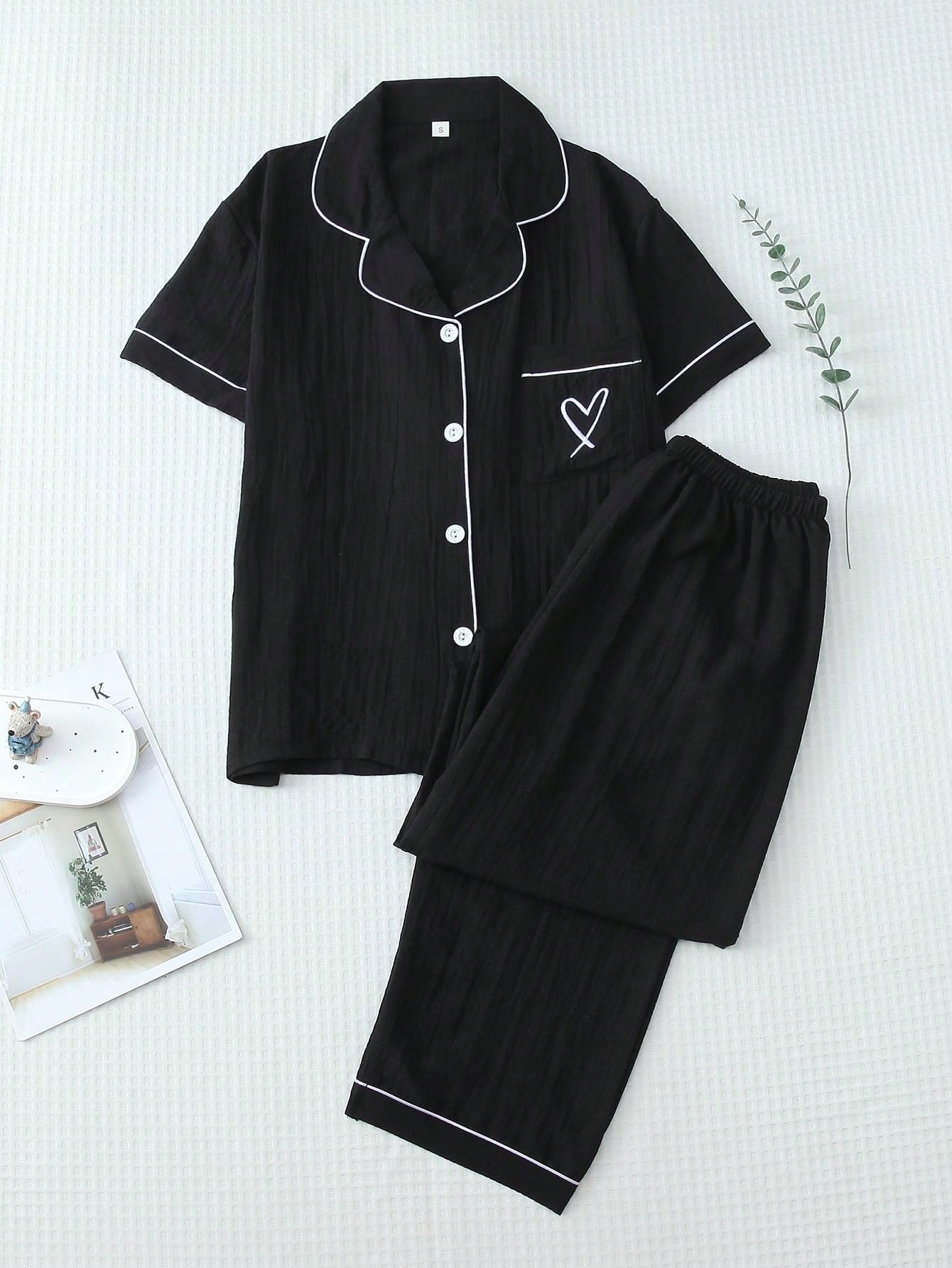 Luxe Satin Plain Pajama Set Combo (Pack of 3)