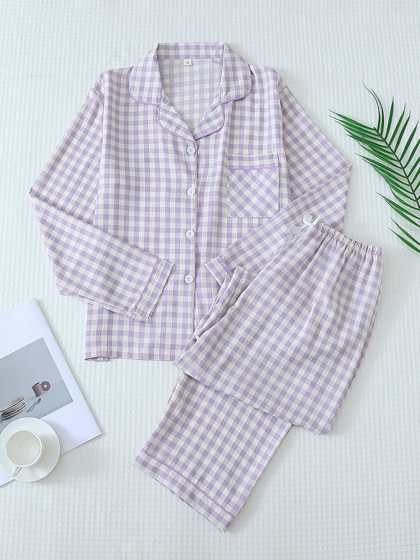 Luxe Satin Plaid Pajama Set Combo (Pack of 3)