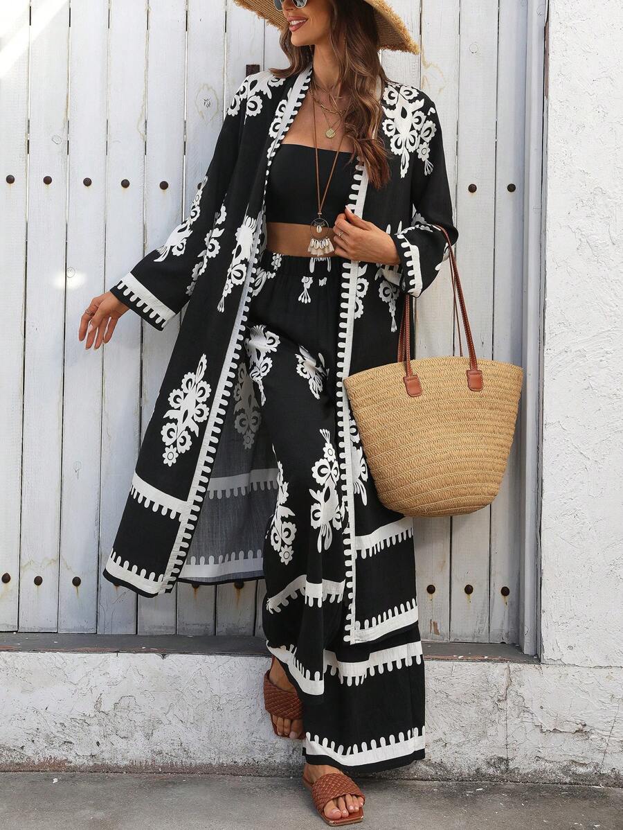 Midnight Mirage 3-Piece Co-ord Set