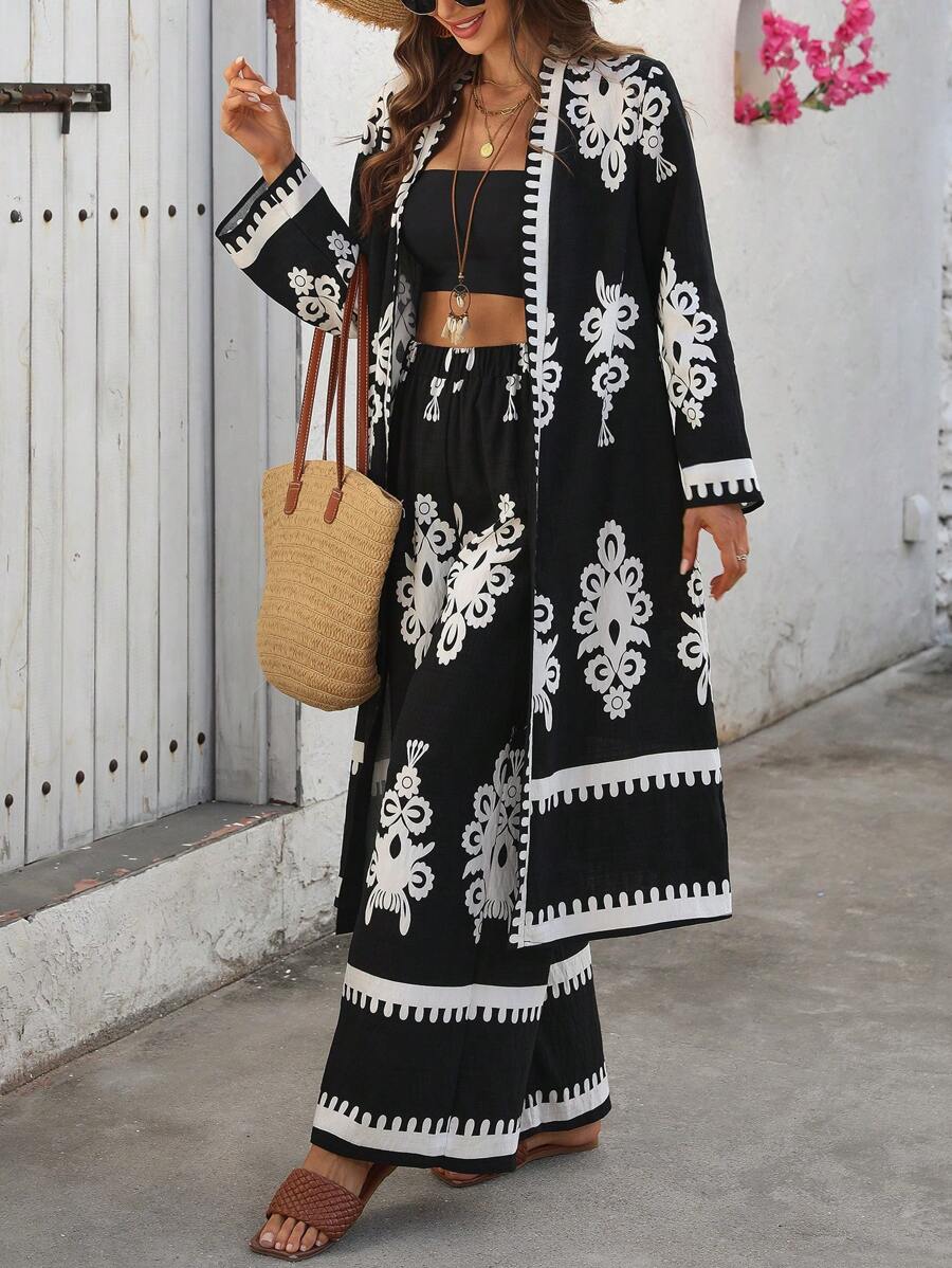 Midnight Mirage 3-Piece Co-ord Set