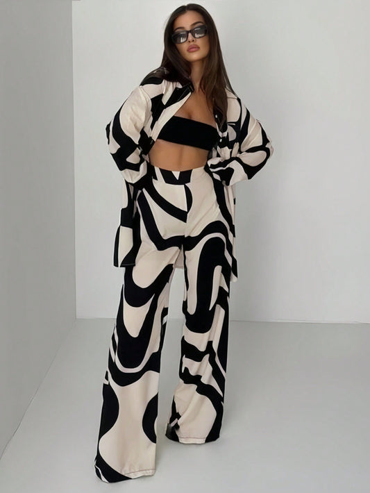 Monochrome Maze Co-Ord Set