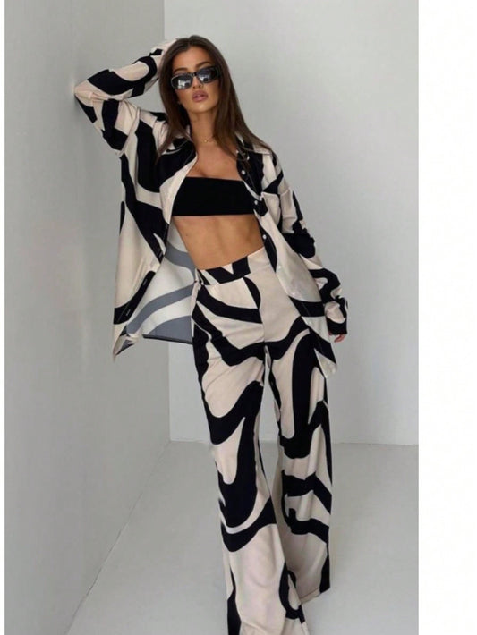 Monochrome Maze Co-Ord Set