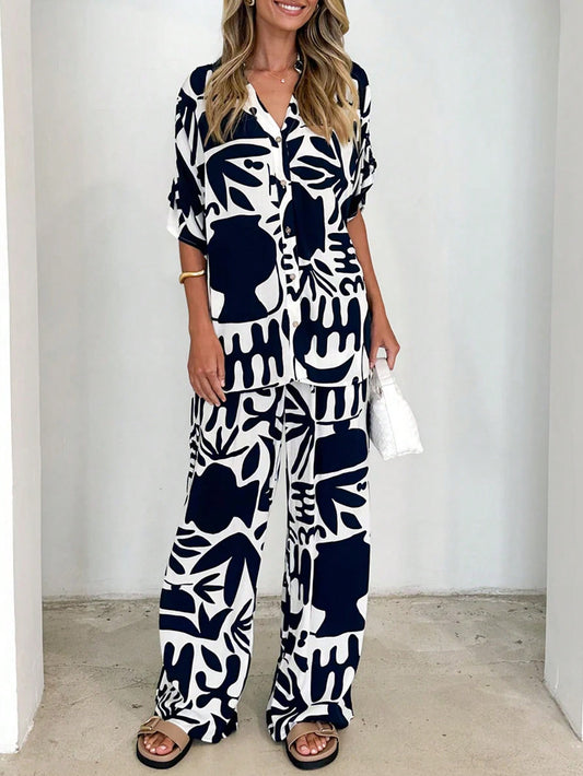 Coastal Rhythm Oversized Co-ord Set