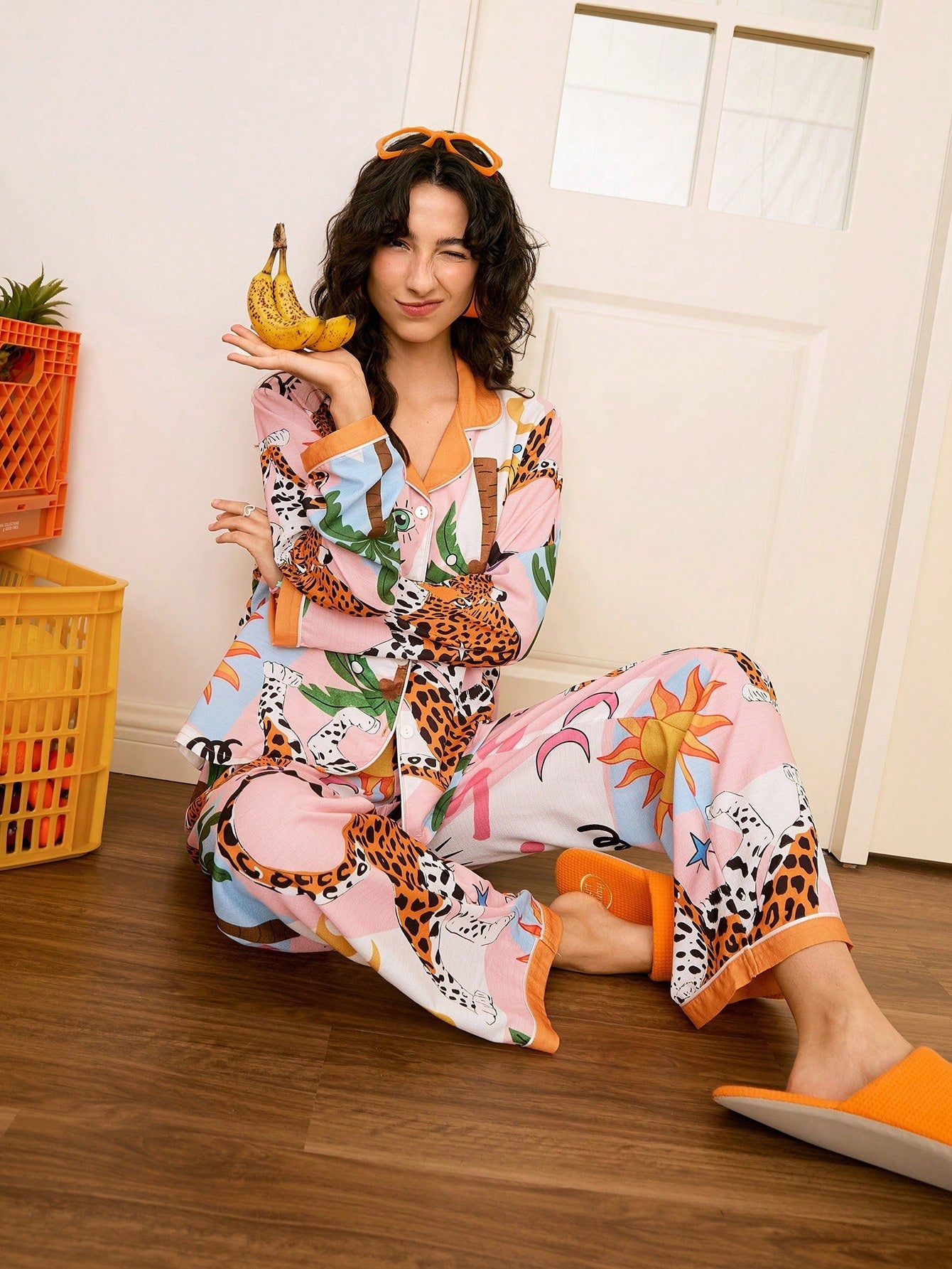 Sunny Safari Pop Pajama Set
