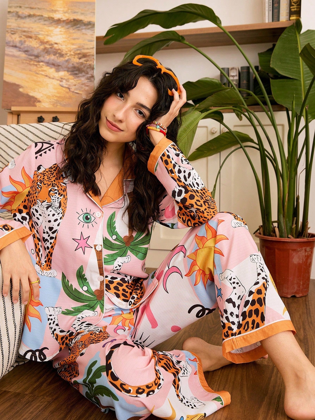 Sunny Safari Pop Pajama Set