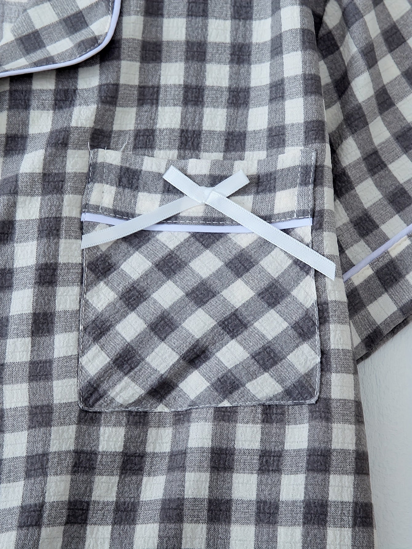 Gingham Breeze Pajama Set (Combo of 3)