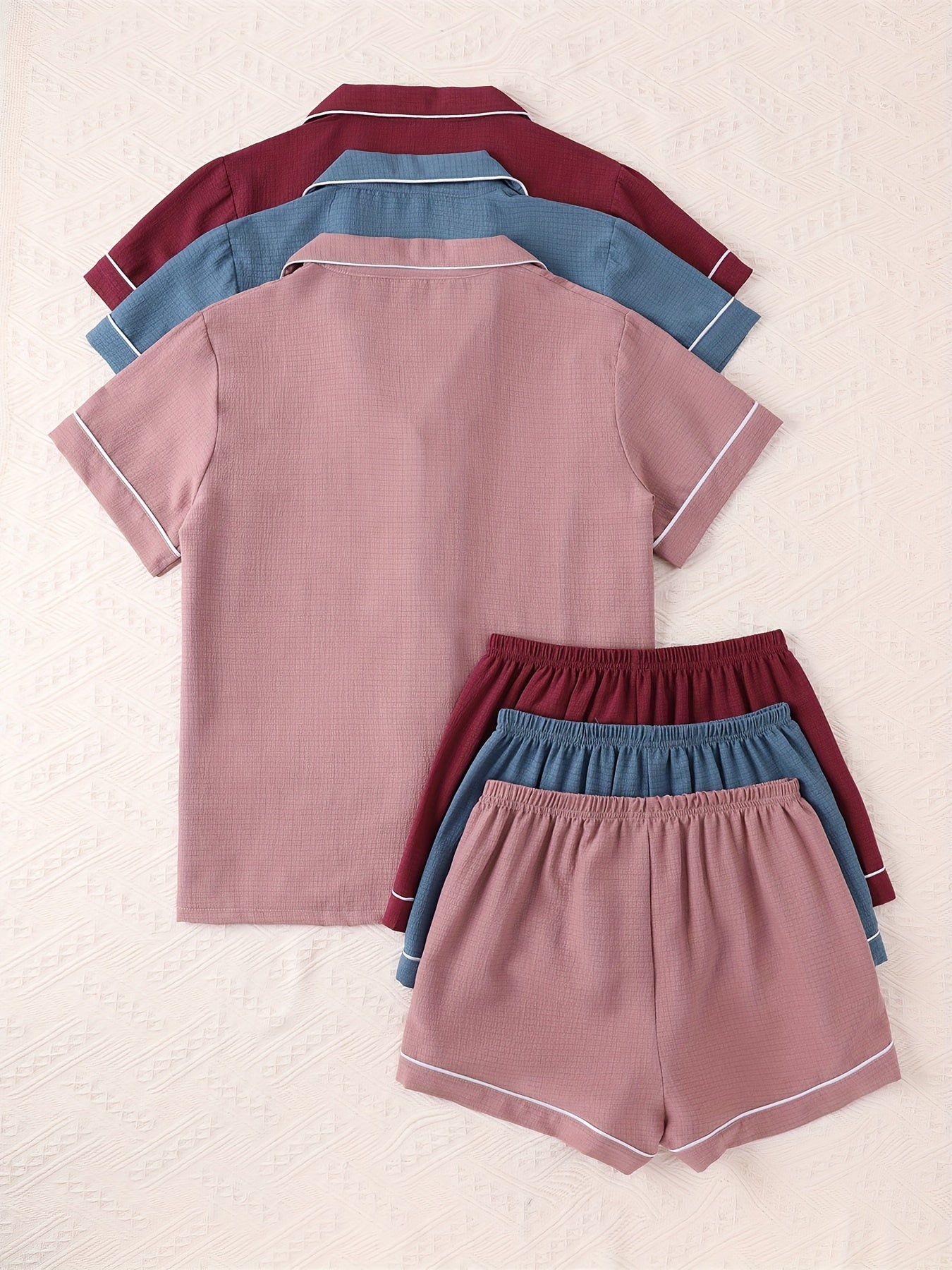 Velvet Mist PJ Set (Combo of 3)