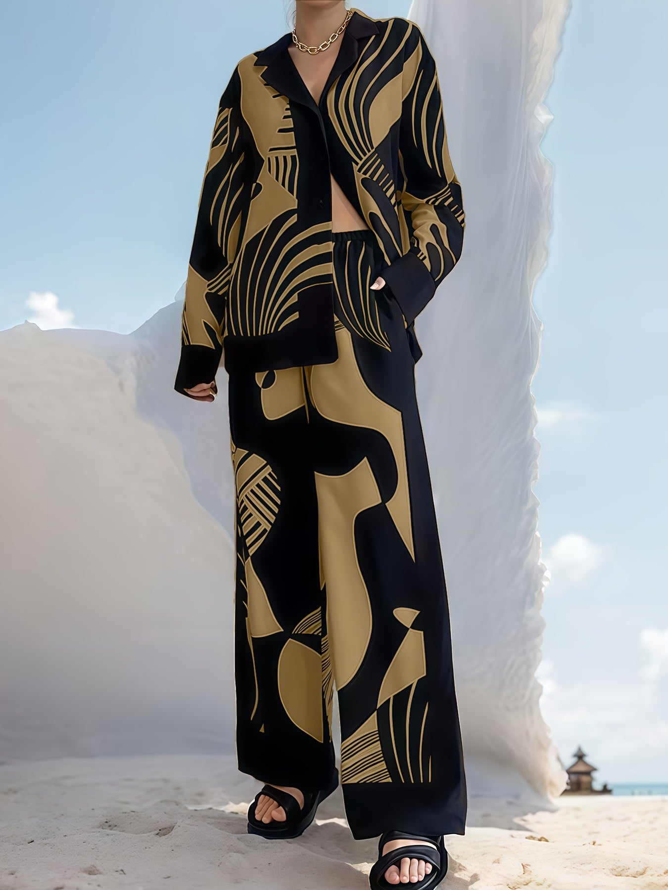 Noir Luxe Co-ord Set