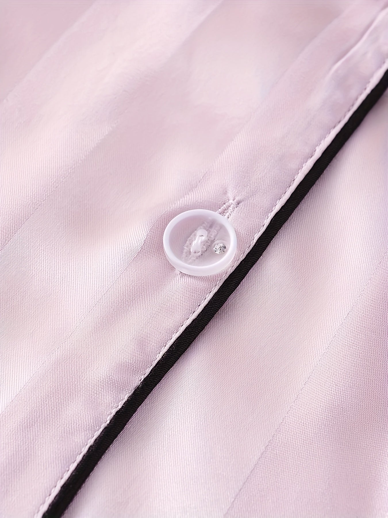 Blush Stripe Satin PJ Set (Combo of 3)
