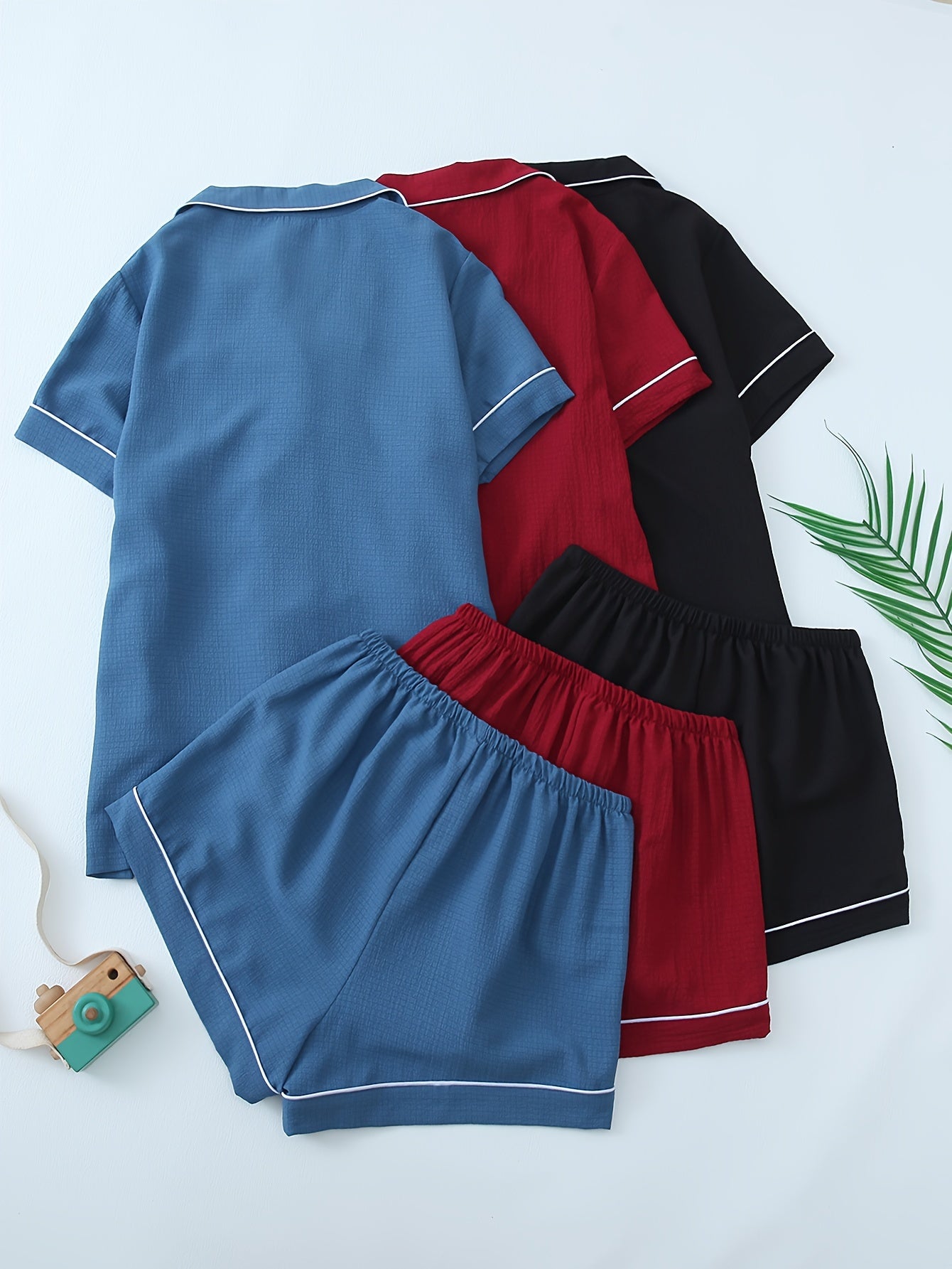 Noir Love PJ Set (Combo of 3)