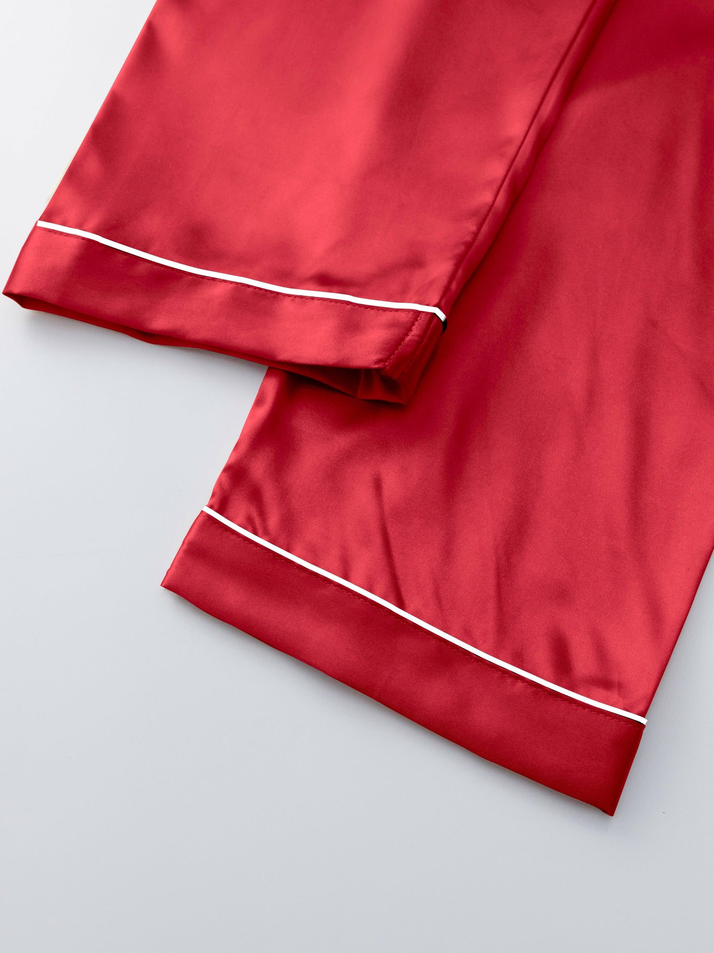 Women’s Satin Full Sleeve Night Suit – Pack of 3 (Red, Purple & Mint Green)