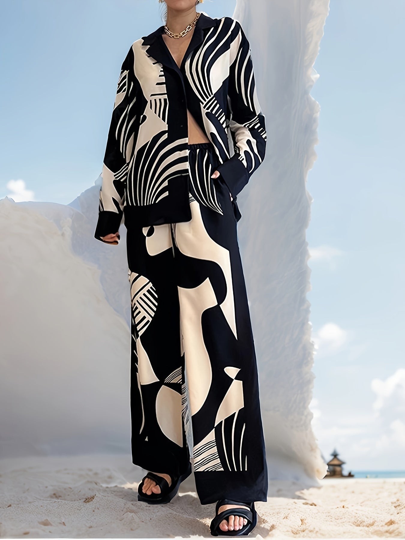 Ivory Wave Co-ord Set