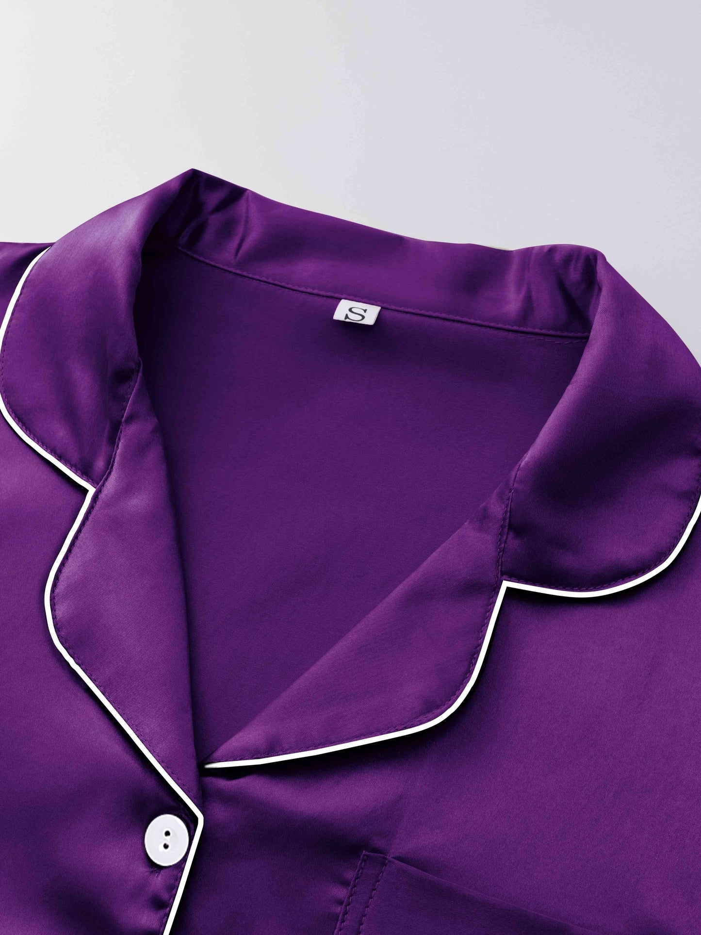 Women’s Satin Full Sleeve Night Suit – Pack of 3 (Red, Purple & Mint Green)