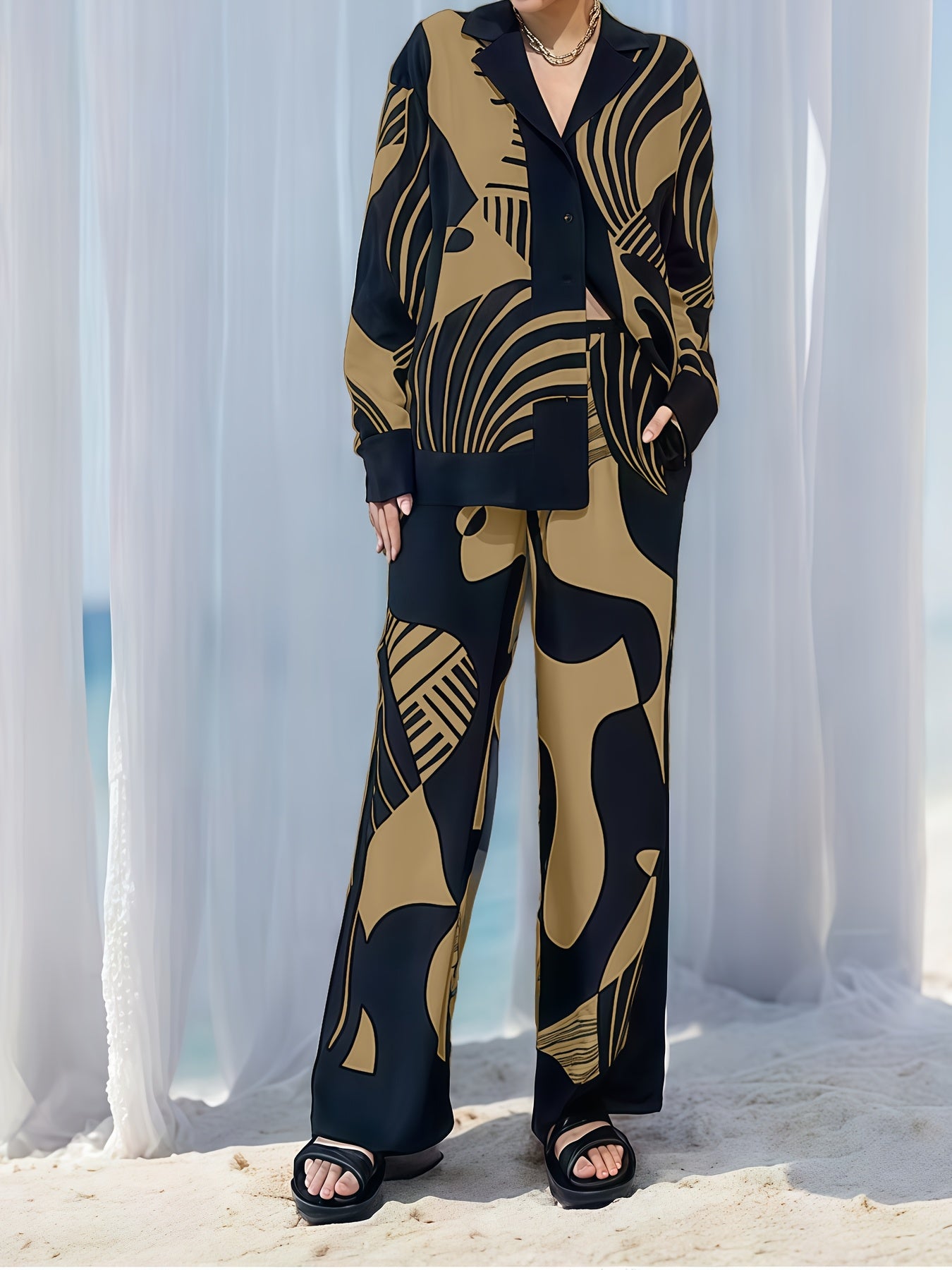 Noir Luxe Co-ord Set