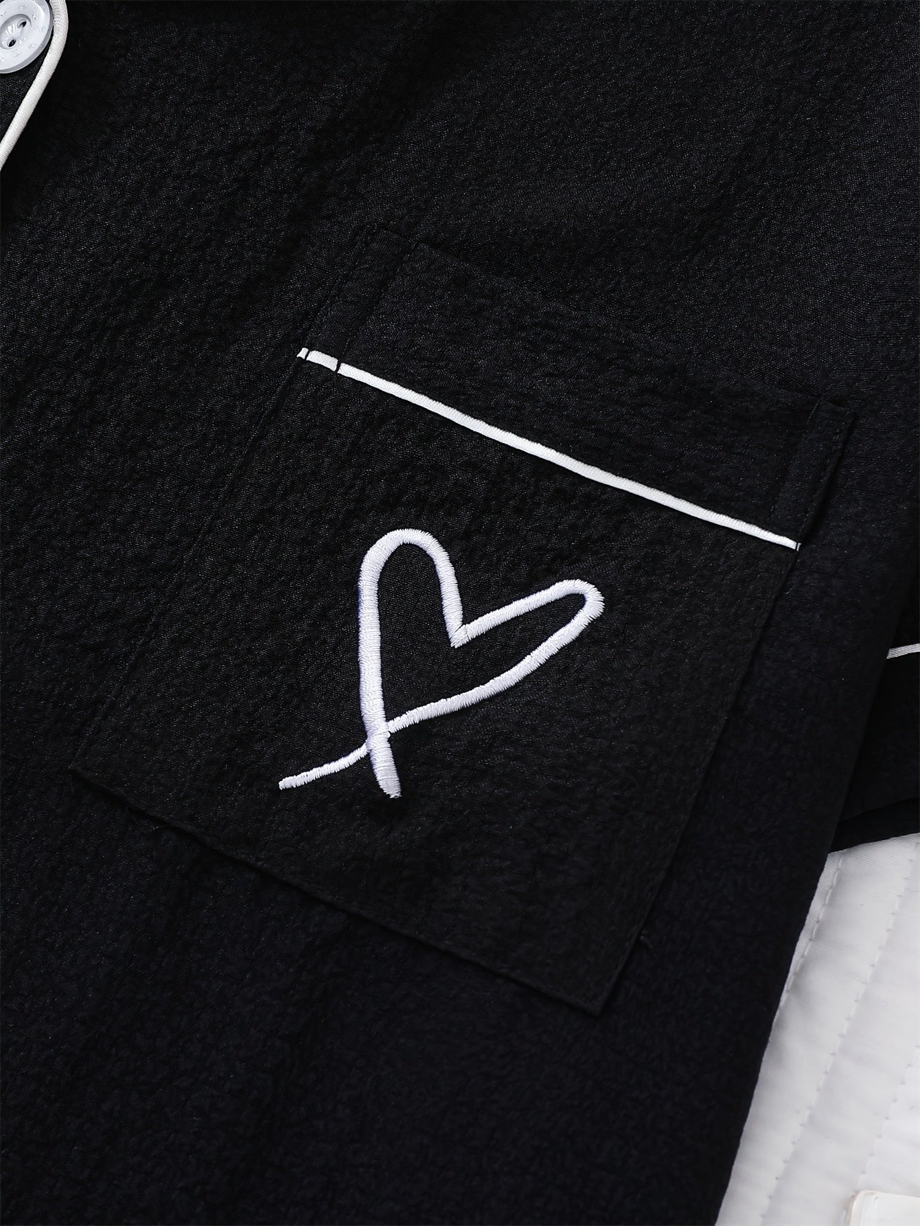 Crinkle Heart Lounge Set (Combo of 3)