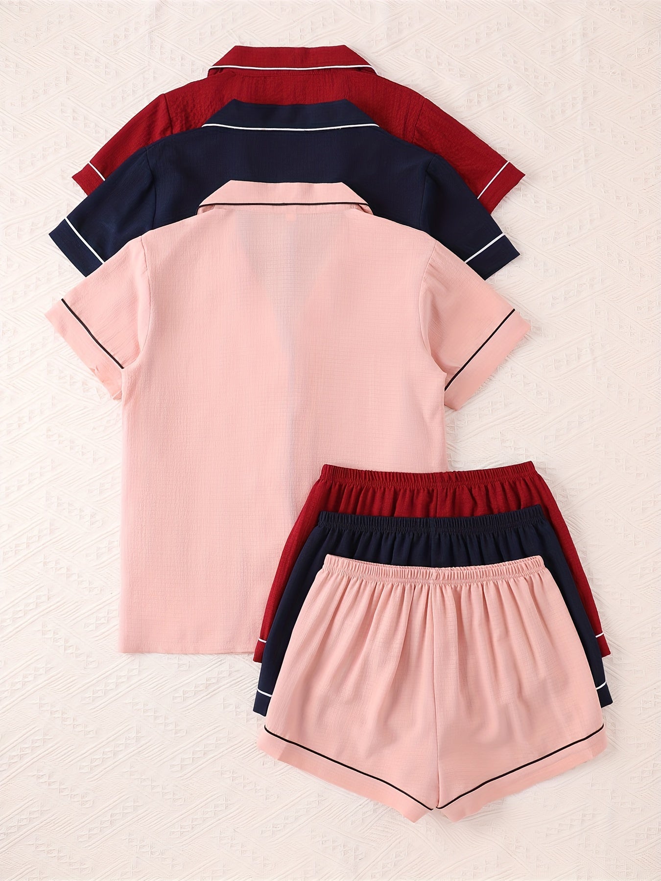 Midnight Blush PJ Set (Combo of 3)