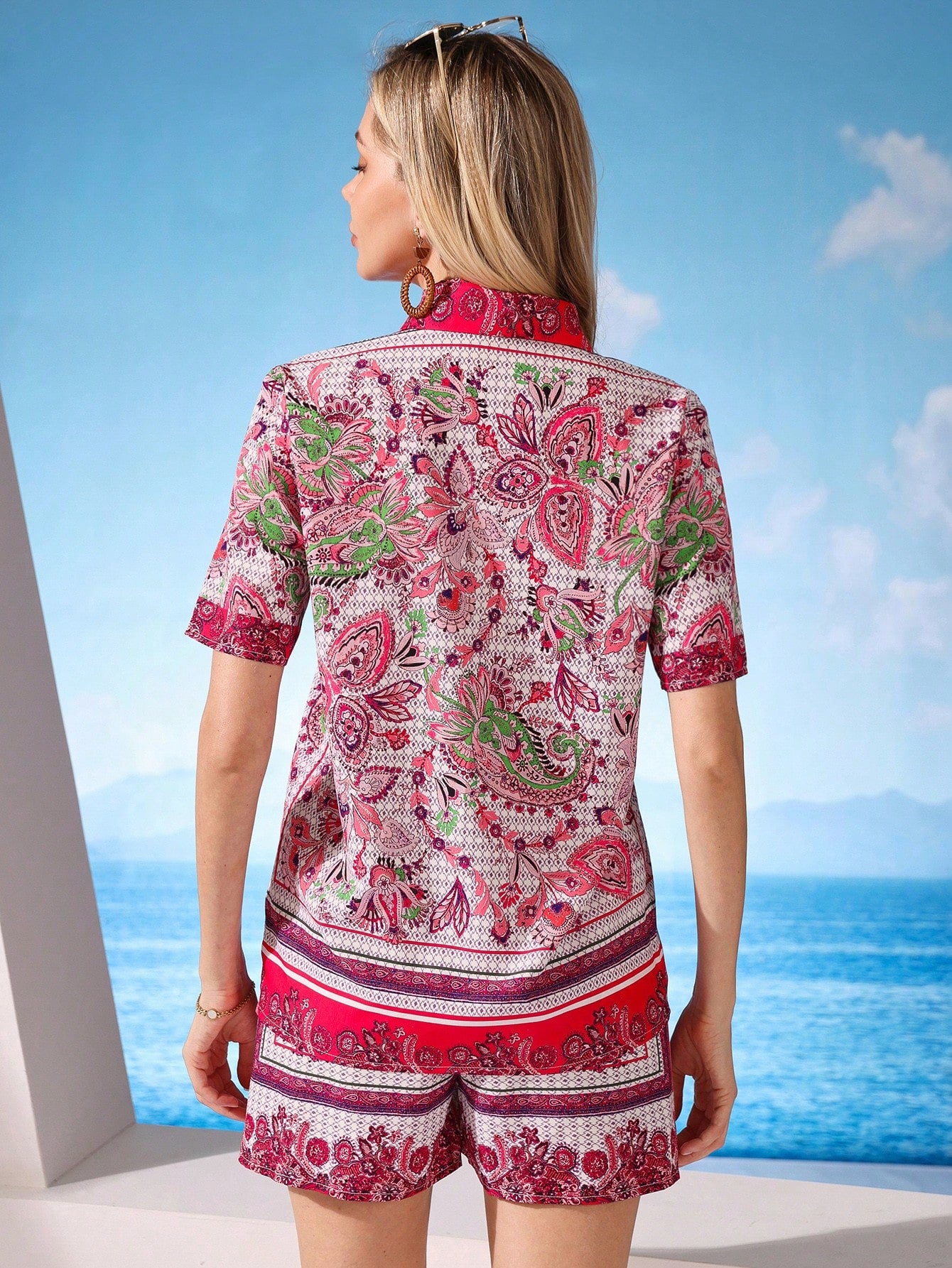 Rose Mirage Co-ord Set