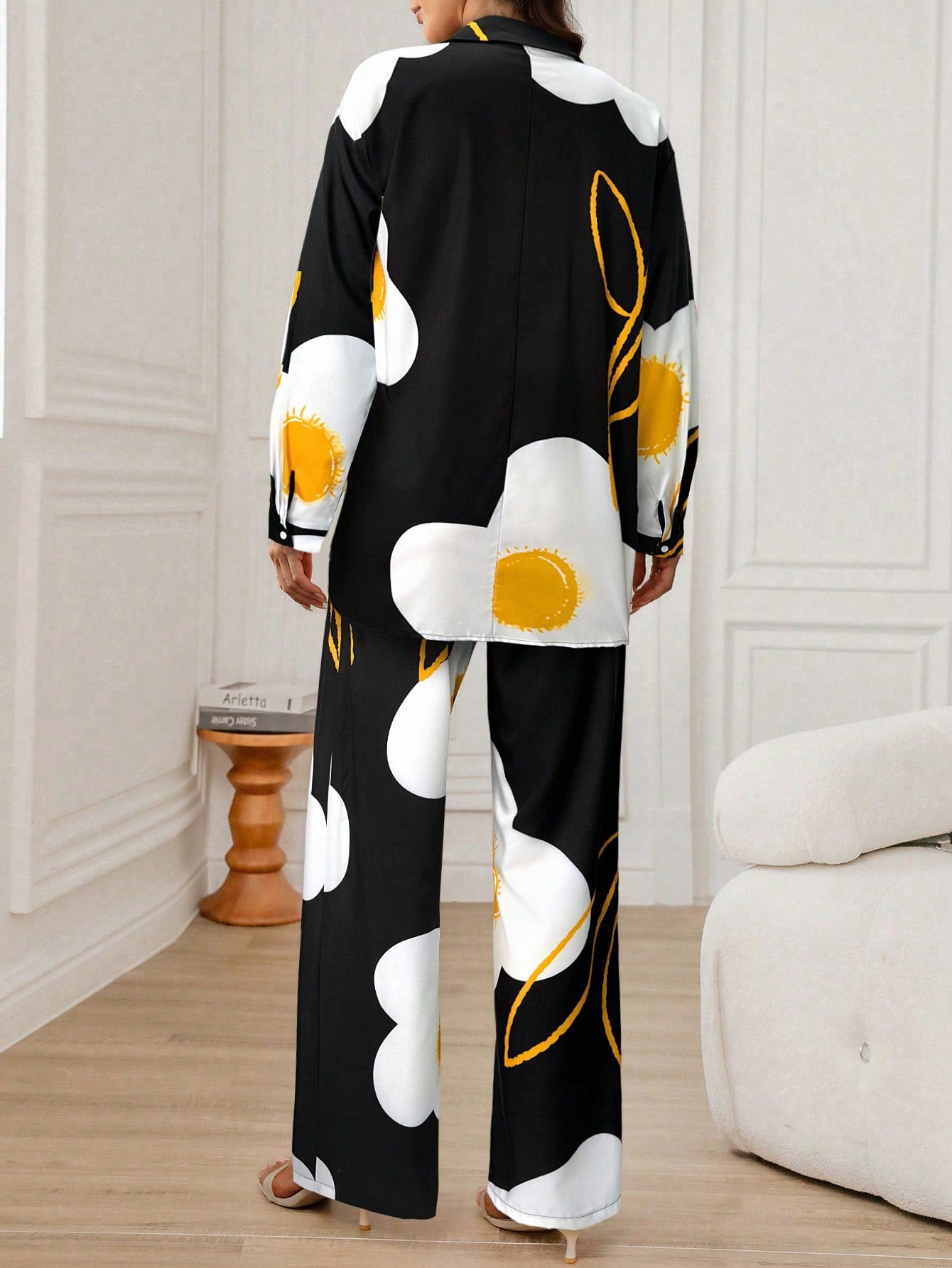 Midnight Daisy Co-ord Set