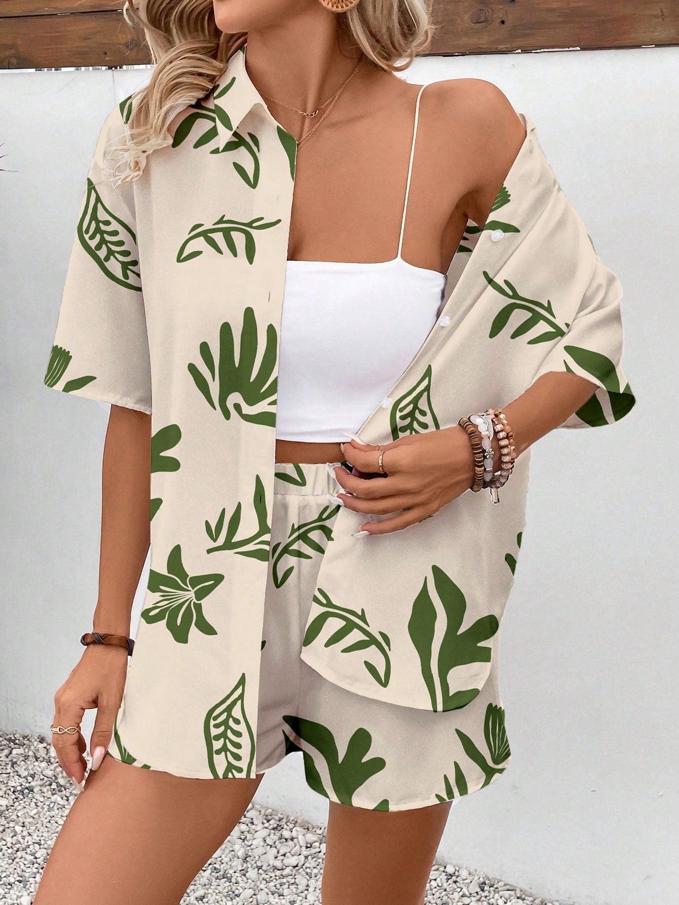 Leaf Whisper Co-ord Set