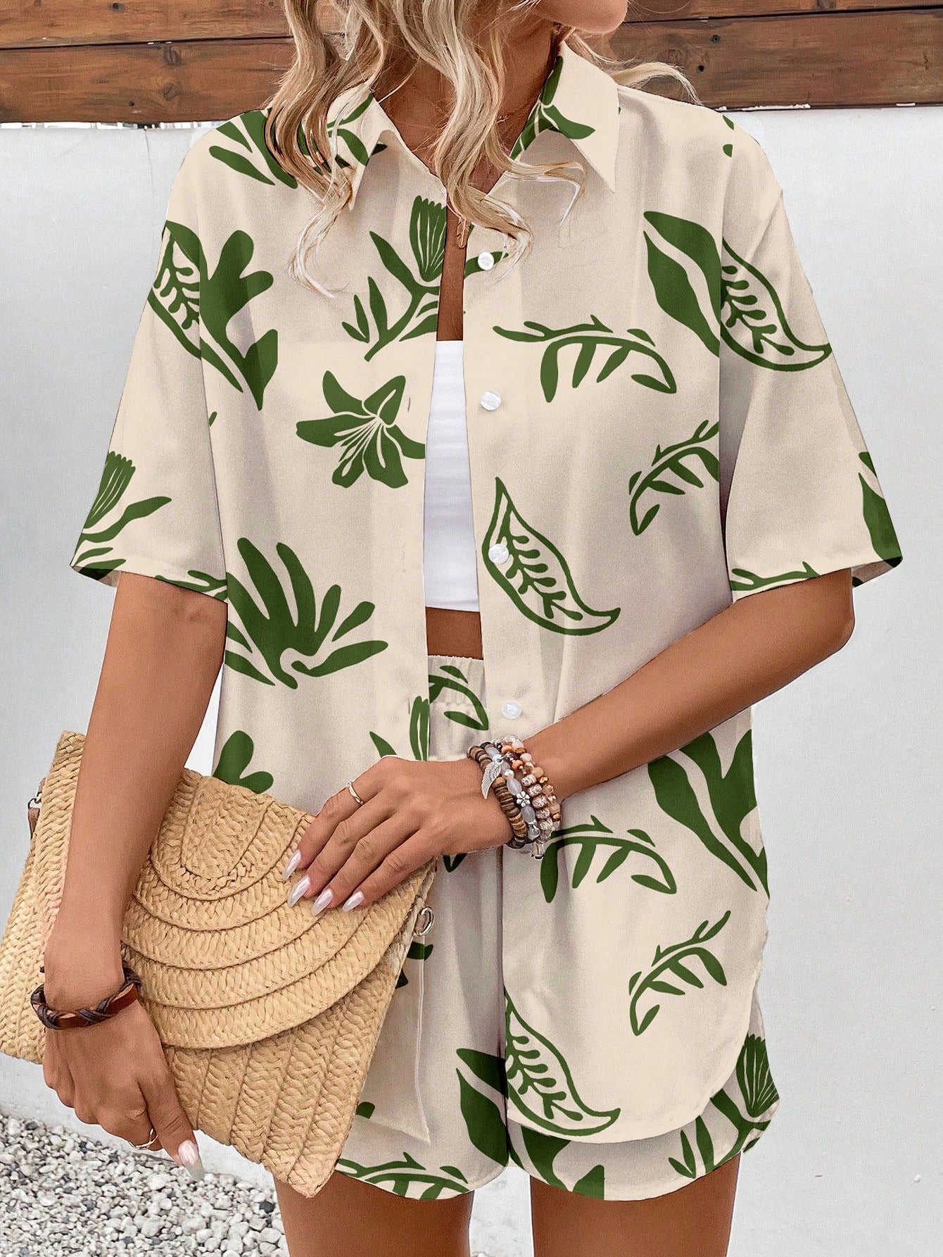 Leaf Whisper Co-ord Set