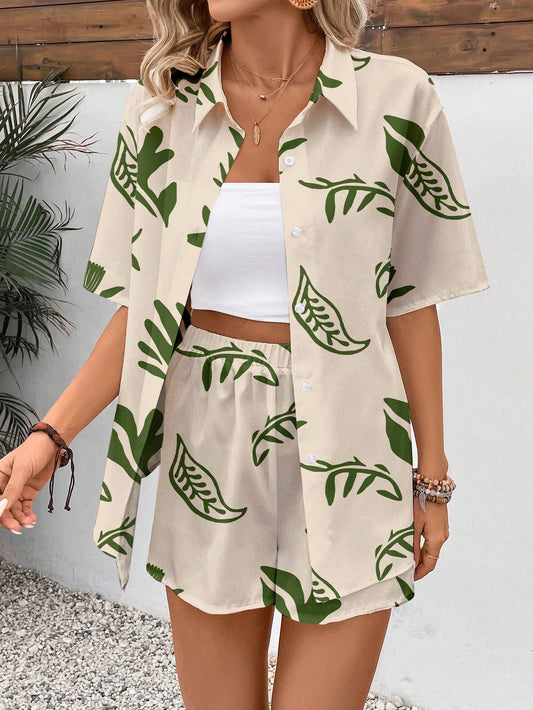 Leaf Whisper Co-ord Set