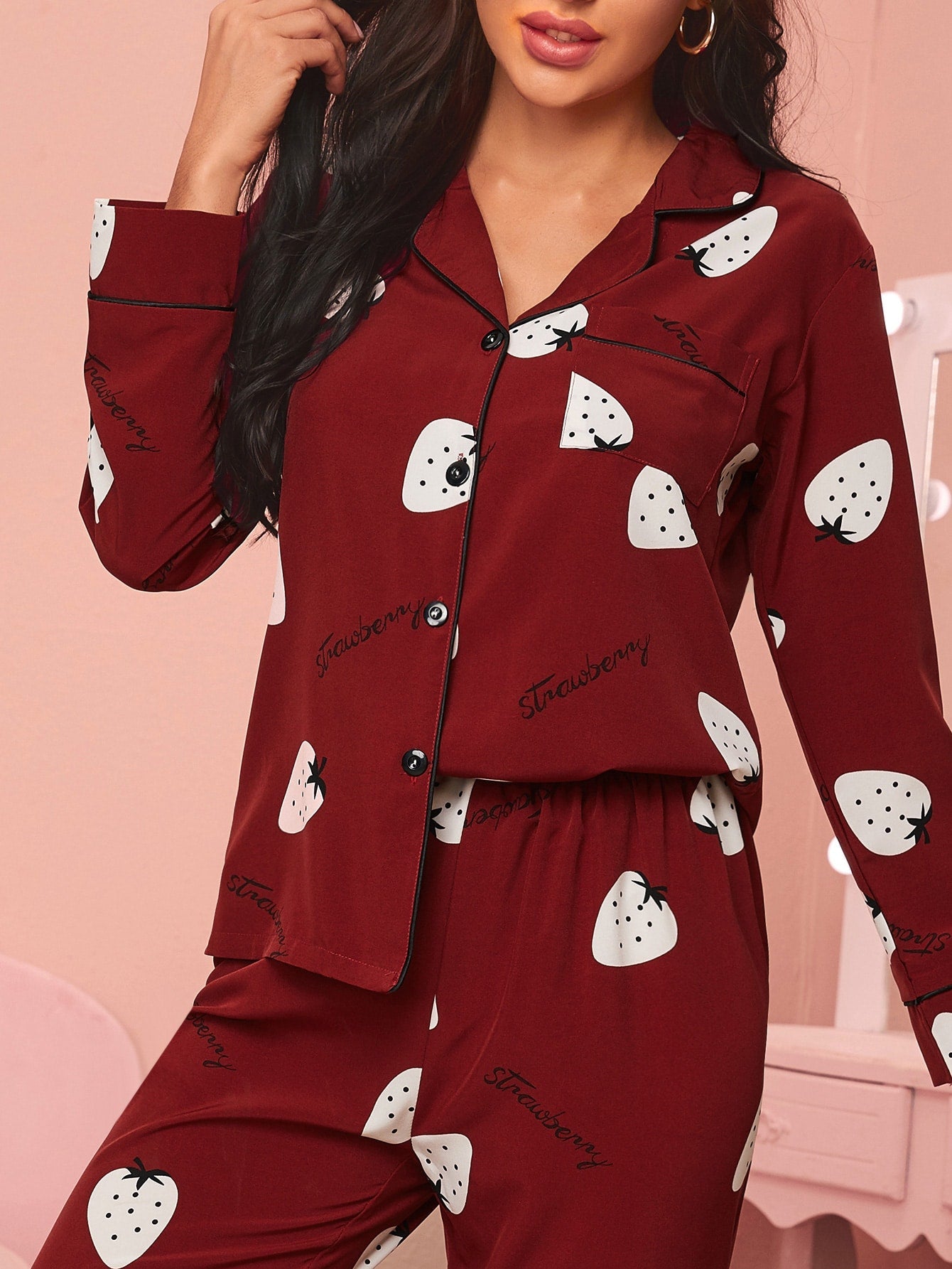 Heart Bubble Wrinkled Women Pajama Set (Pack of 3 Sets)