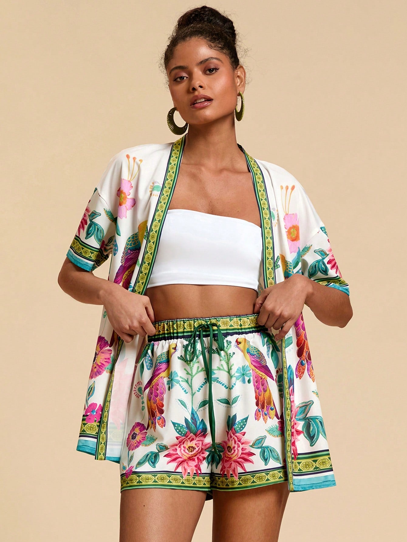 Peacock Garden Co-ord Set