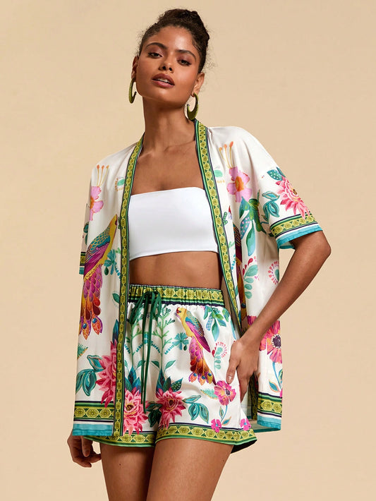 Peacock Garden Co-ord Set