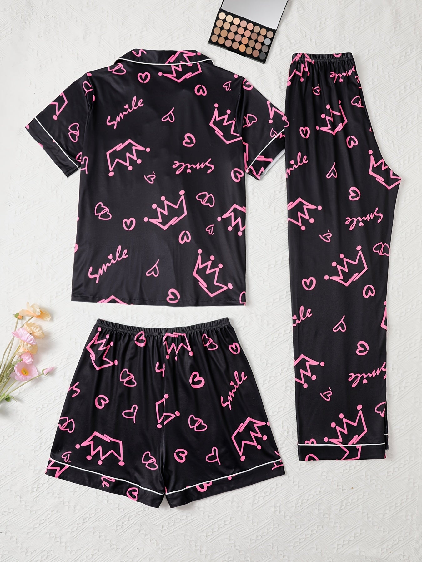 Queen Vibes Pajama Set 👑✨