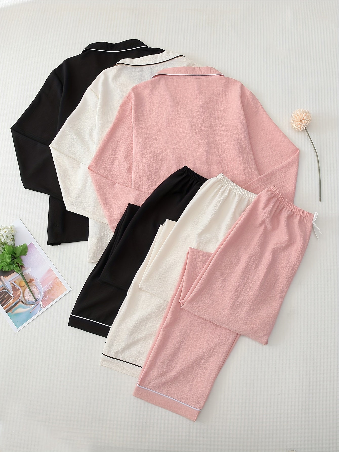 Cozy Charm Cotton Lounge Set (Combo of 3)
